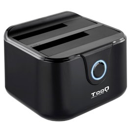 TooQ TQDS-802B Docking Station USB 3.0 para Discos Duros HDD/SSD 2.5" y 3.5" hasta 8TB con Clonación
